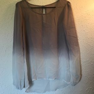 Beautiful Maurice’s sheer ombré top